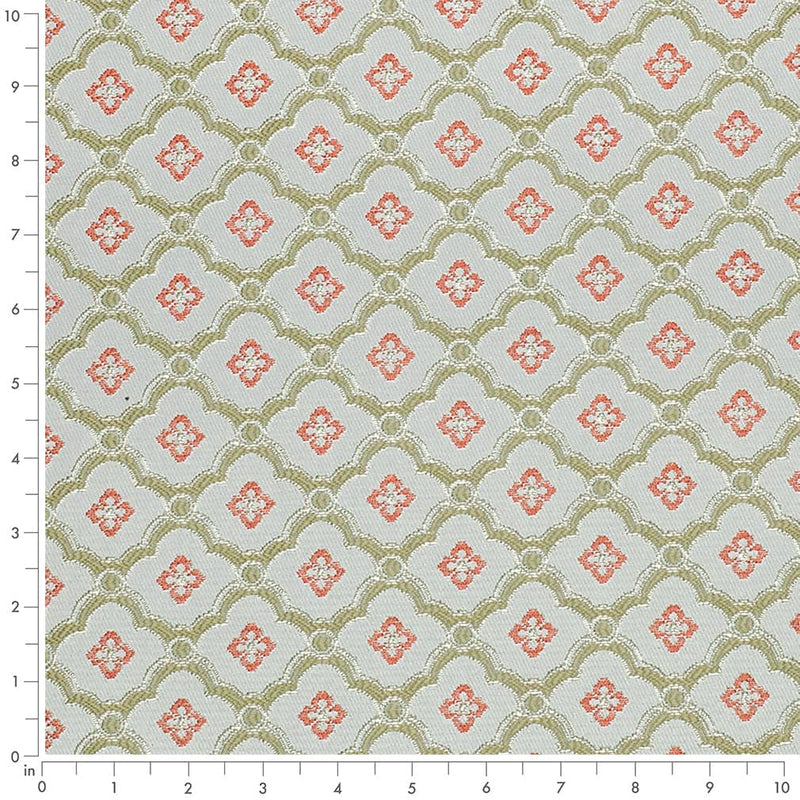 Charlotte - D4443 - Mae Aqua - Fabric by the Yard - D4443 - D4443_Ruler