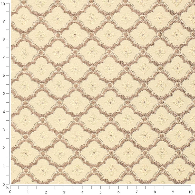 Charlotte - D4445 - Mae Oyster - Fabric by the Yard - D4445 - D4445_Ruler