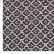Charlotte - D4446 - Mae Navy - Fabric by the Yard - D4446 - D4446_Ruler