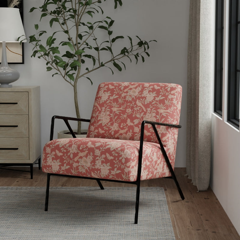 Charlotte - D4449 - Eden Coral - Fabric by the Yard - D4449 - D4449_Furniture