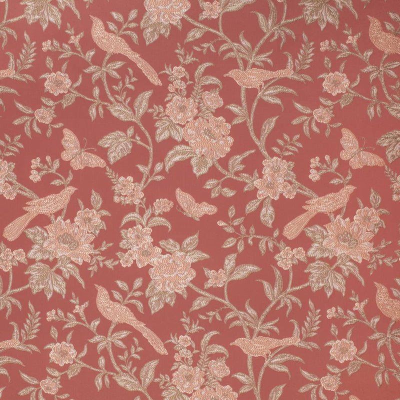 Charlotte - D4449 - Eden Coral - Fabric by the Yard Eden Coral