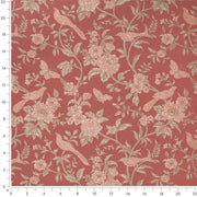 Charlotte - D4449 - Eden Coral - Fabric by the Yard - D4449 - D4449_Ruler