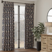 Charlotte - D4453 - Eden Navy - Fabric by the Yard - D4453 - D4453_Drapery