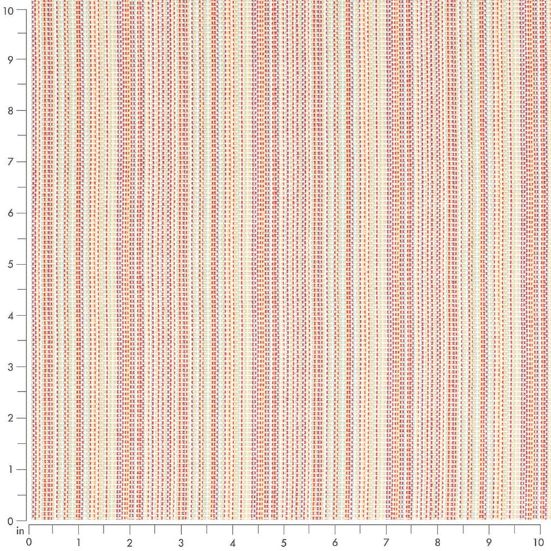 Charlotte - D4535 - Canopy Poppy - Fabric by the Yard - D4535 - D4535_Ruler