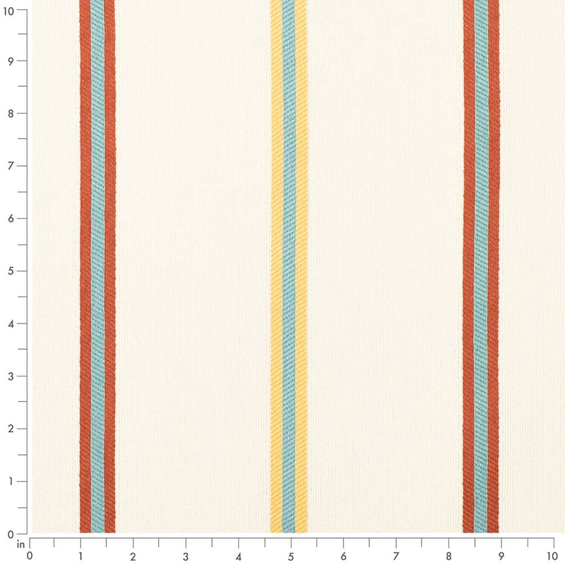 Charlotte - D4540 - Awning Poppy - Fabric by the Yard - D4540 - D4540_Ruler