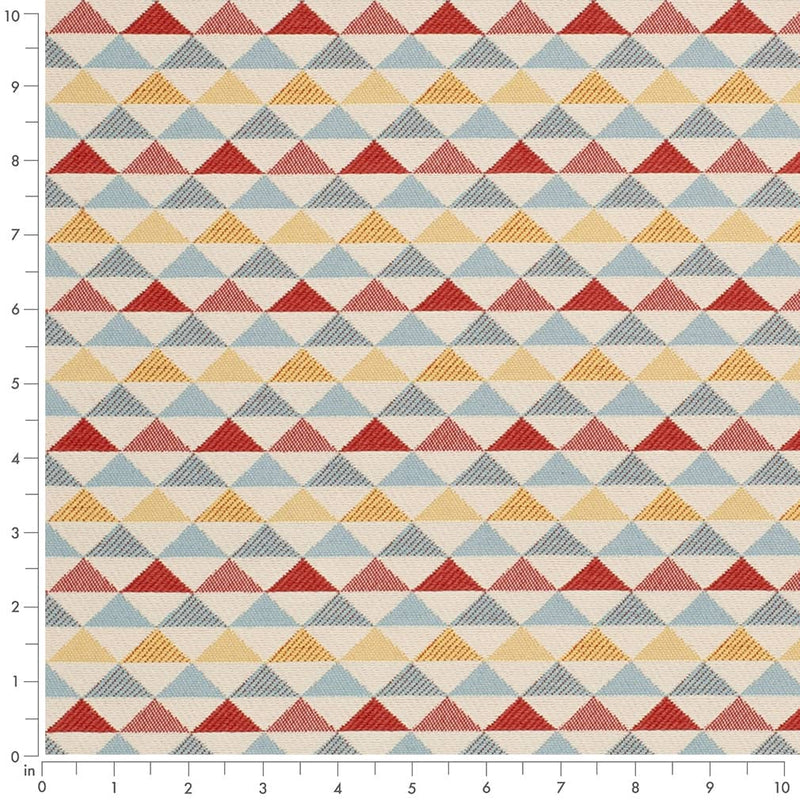 Charlotte - D4545 - Oasis Poppy - Fabric by the Yard - D4545 - D4545_Ruler