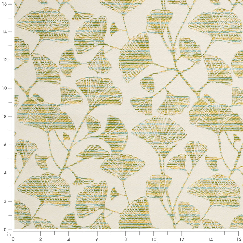 Charlotte - D4553 - Ginkgo Grass - Fabric by the Yard - D4553 - D4553_Ruler