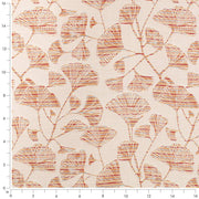 Charlotte - D4555 - Ginkgo Poppy - Fabric by the Yard - D4555 - D4555_Ruler