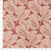 Charlotte - D4560 - Palm Poppy - Fabric by the Yard - D4560 - D4560_Ruler