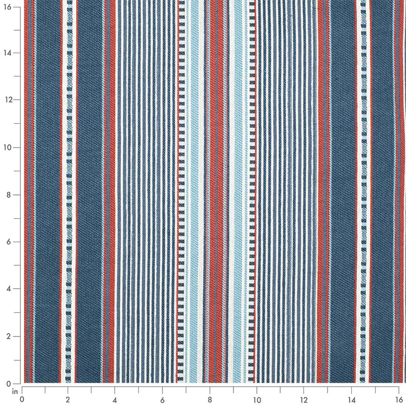 Charlotte - D4565 - Terrace Marine - Fabric by the Yard - D4565 - D4565_Ruler