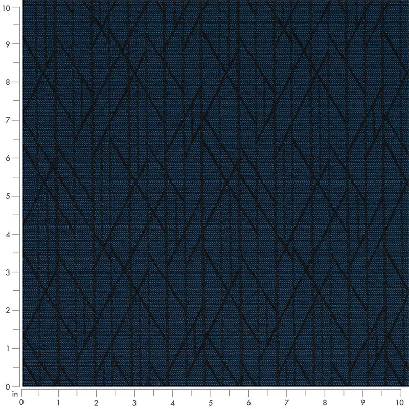Charlotte - D4609 - Midnight - Fabric by the Yard - D4609 - D4609_Ruler