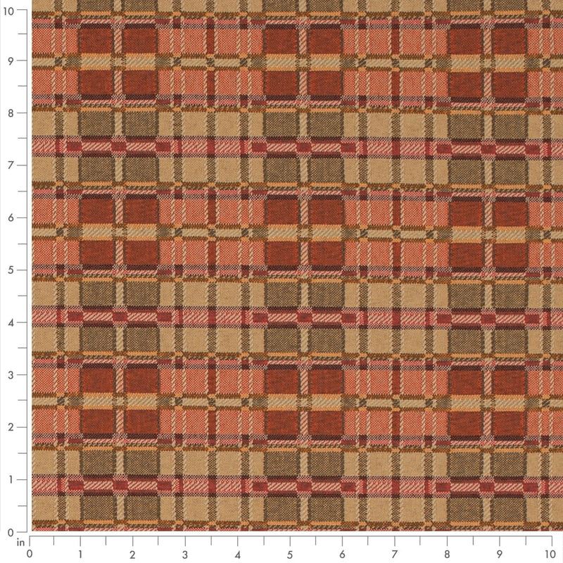 Charlotte - D4617 - Cherry - Fabric by the Yard - D4617 - D4617_Ruler