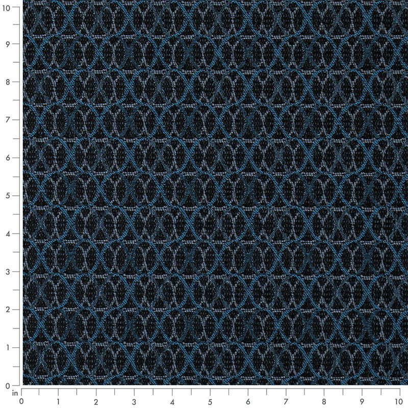 Charlotte - D4622 - Sapphire - Fabric by the Yard - D4622 - D4622_Ruler