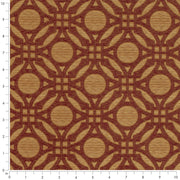 Charlotte - D4630 - Brick - Fabric by the Yard - D4630 - D4630_Ruler