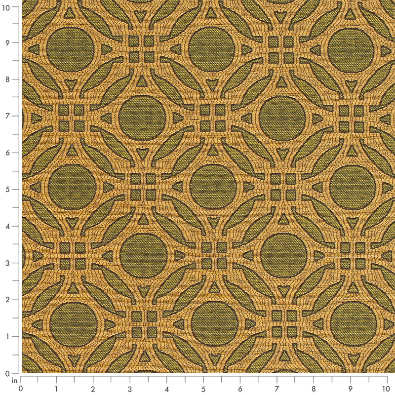 Charlotte - D4633 - Olive - Fabric by the Yard - D4633 - D4633_Ruler