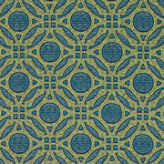 Charlotte - D4634 - Teal - Fabric by the Yard Teal