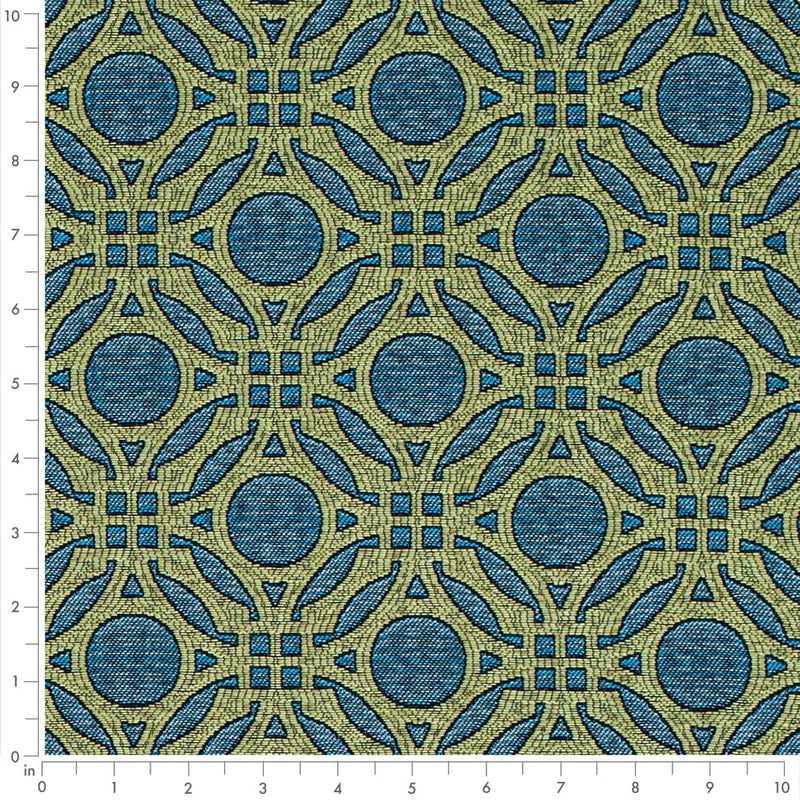 Charlotte - D4634 - Teal - Fabric by the Yard - D4634 - D4634_Ruler