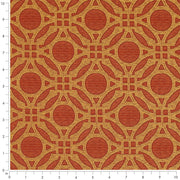 Charlotte - D4635 - Tangerine - Fabric by the Yard - D4635 - D4635_Ruler