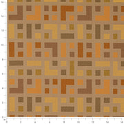Charlotte - D4636 - Mustard - Fabric by the Yard - D4636 - D4636_Ruler