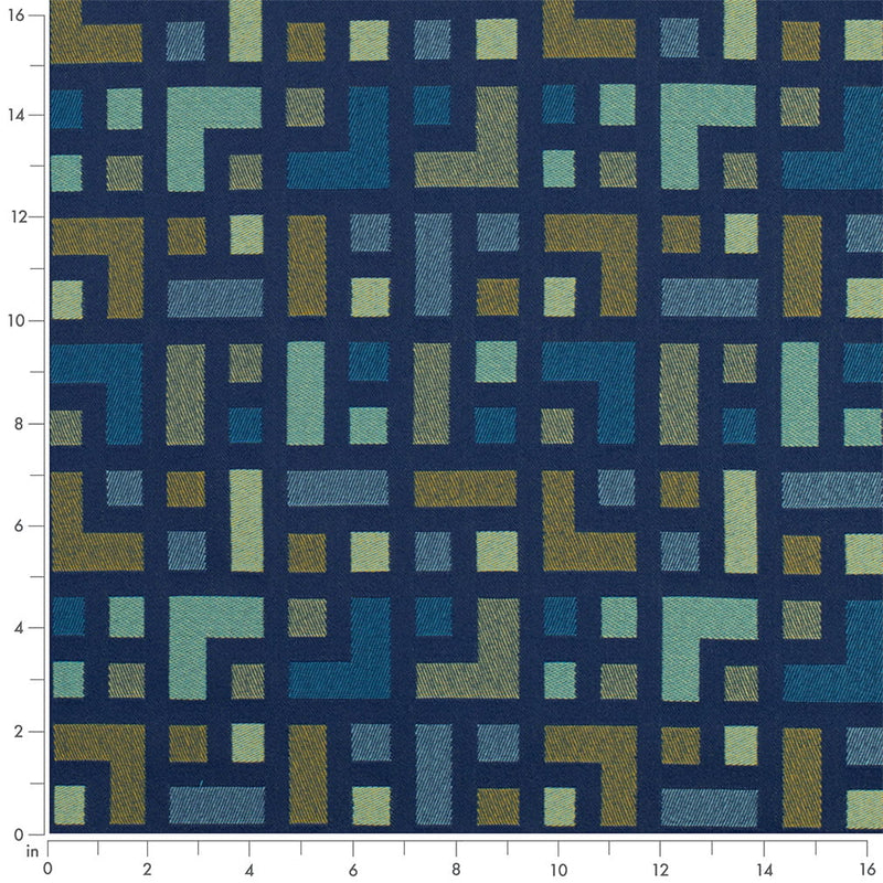 Charlotte - D4637 - Navy - Fabric by the Yard - D4637 - D4637_Ruler