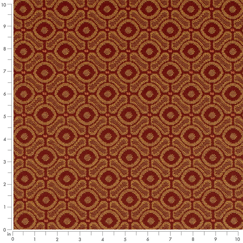 Charlotte - D4640 - Crimson - Fabric by the Yard - D4640 - D4640_Ruler