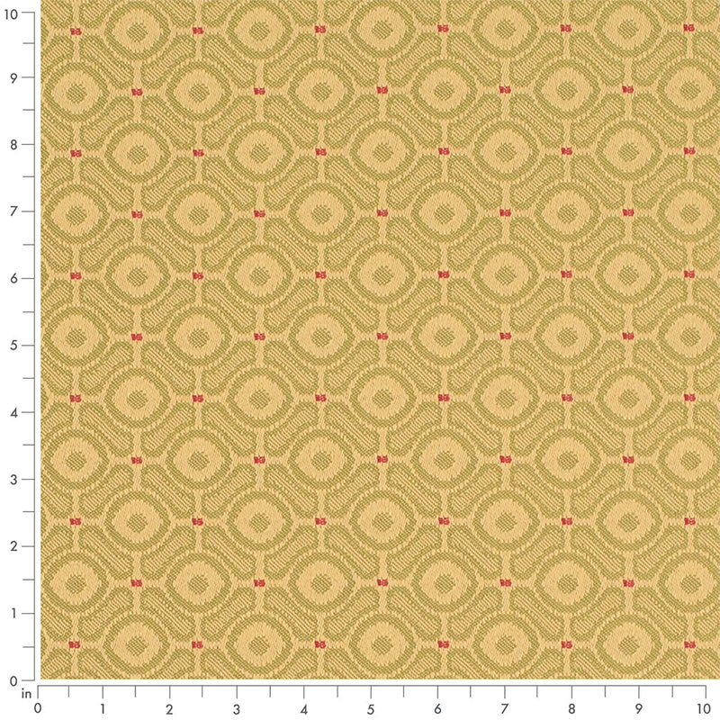 Charlotte - D4641 - Pistachio - Fabric by the Yard - D4641 - D4641_Ruler