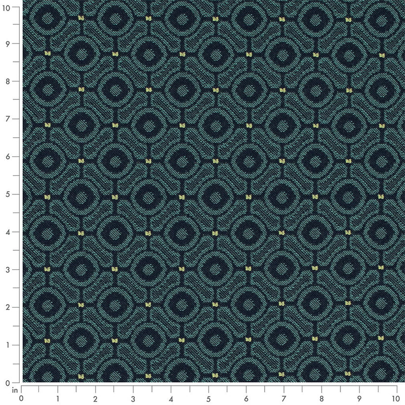 Charlotte - D4642 - Pacific - Fabric by the Yard - D4642 - D4642_Ruler