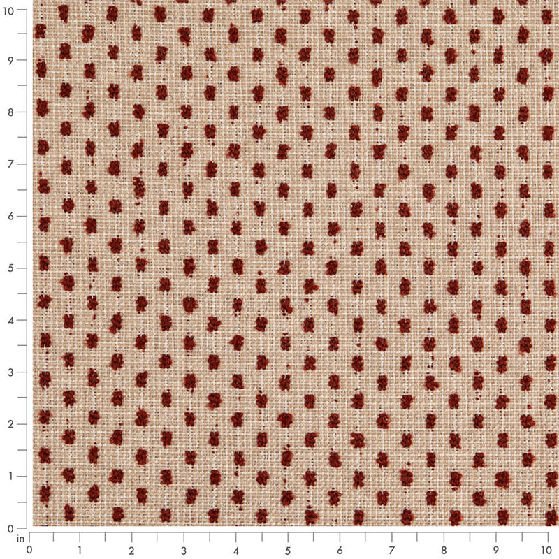 Charlotte - D4967 - Carmine - Fabric by the Yard - D4967 - D4967_Ruler