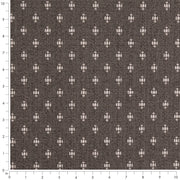 Charlotte - D4984 - Pewter - Fabric by the Yard - D4984 - D4984_Ruler