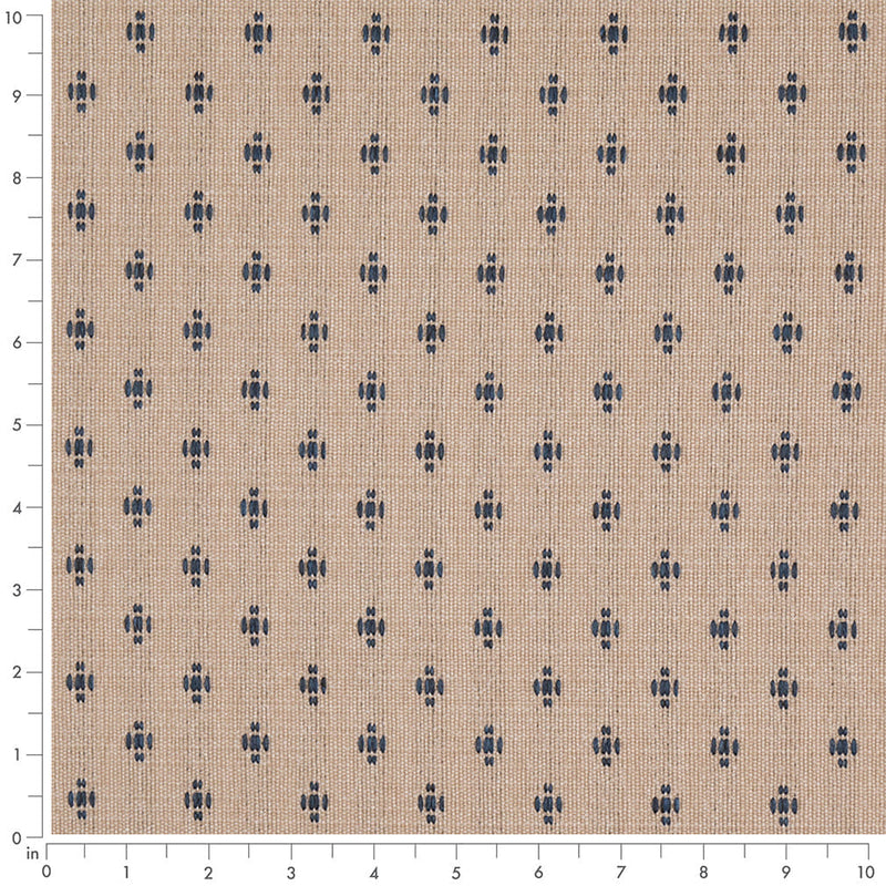 Charlotte - D4990 - Adriatic - Fabric by the Yard - D4990 - D4990_Ruler