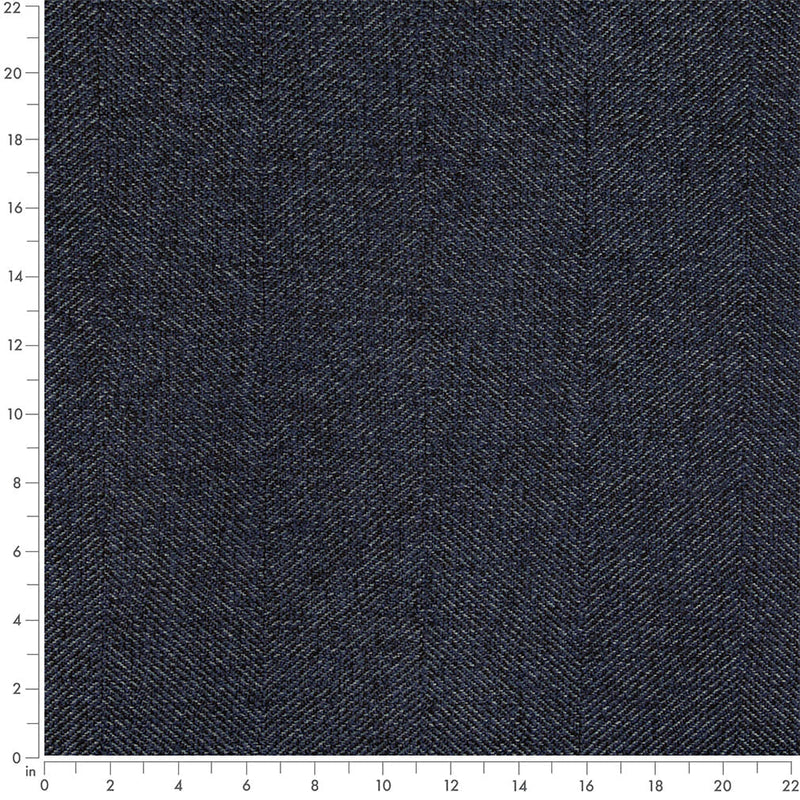 Charlotte - D5021 - Ink - Fabric by the Yard - D5021 - D5021_Ruler