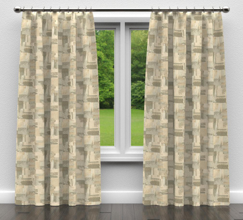 Charlotte - D839 - Denali/Sand - Fabric by the Yard - D839 - D839_Drapery