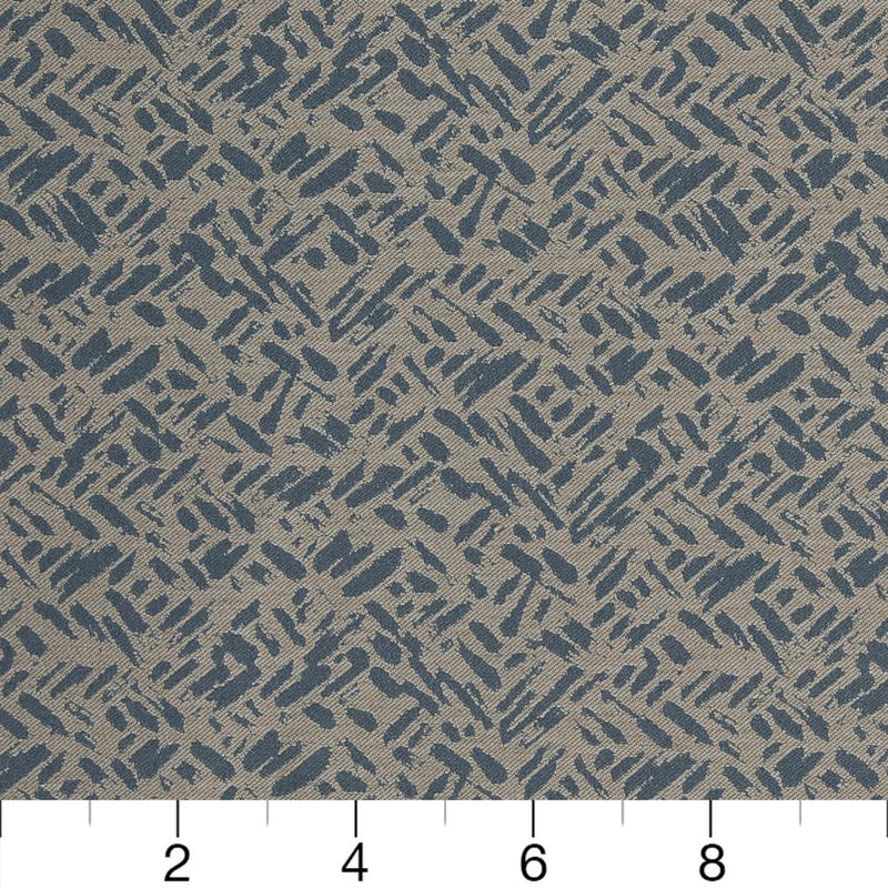 Charlotte - D911 - Rice/Cobalt - Fabric by the Yard - D911 - D911_Ruler