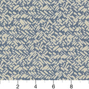 Charlotte - D915 - Rice/Sapphire - Fabric by the Yard - D915 - D915_Ruler