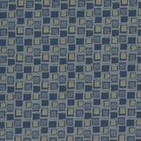 Charlotte - D925 - Squares/Navy - Fabric by the Yard