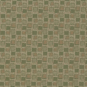 Charlotte - D926 - Squares/Sage - Fabric by the Yard Squares/Sage
