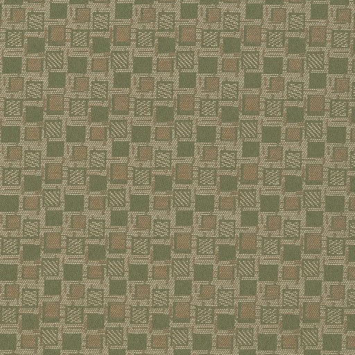 Charlotte - D926 - Squares/Sage - Fabric by the Yard Squares/Sage