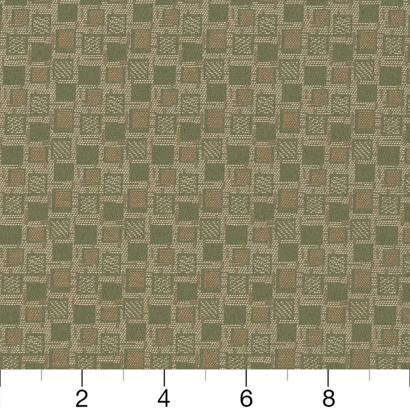 Charlotte - D926 - Squares/Sage - Fabric by the Yard - D926 - D926_Ruler