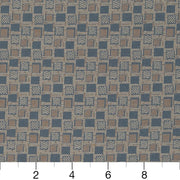 Charlotte - D927 - Squares/Sapphire - Fabric by the Yard - D927 - D927_Ruler