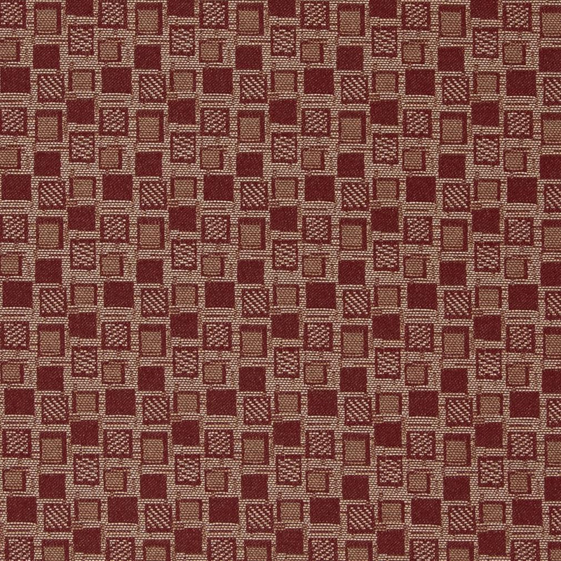 Charlotte - D928 - Squares/Spice - Fabric by the Yard Squares/Spice