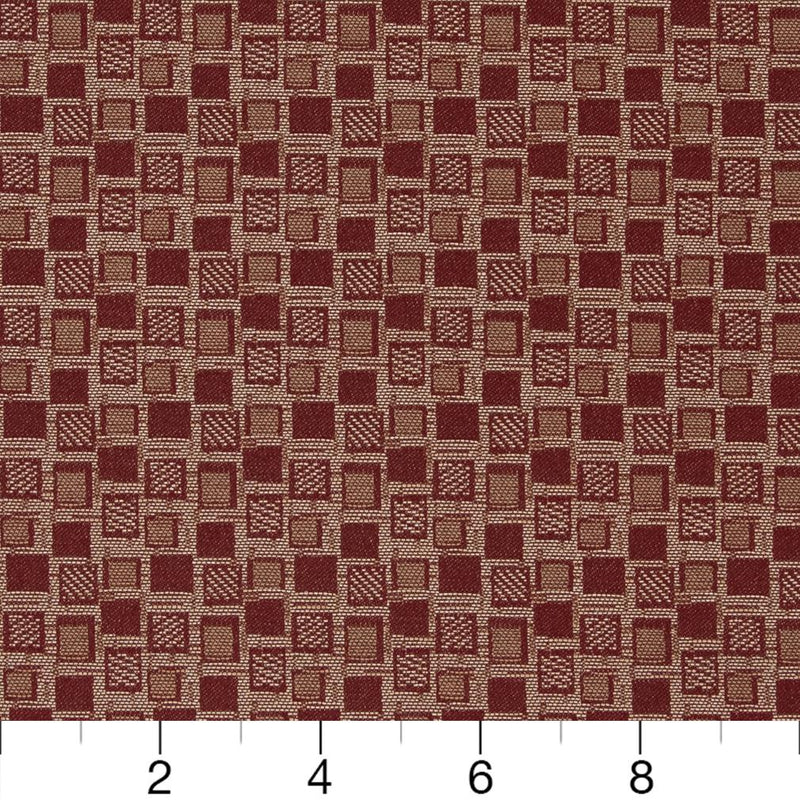 Charlotte - D928 - Squares/Spice - Fabric by the Yard - D928 - D928_Ruler
