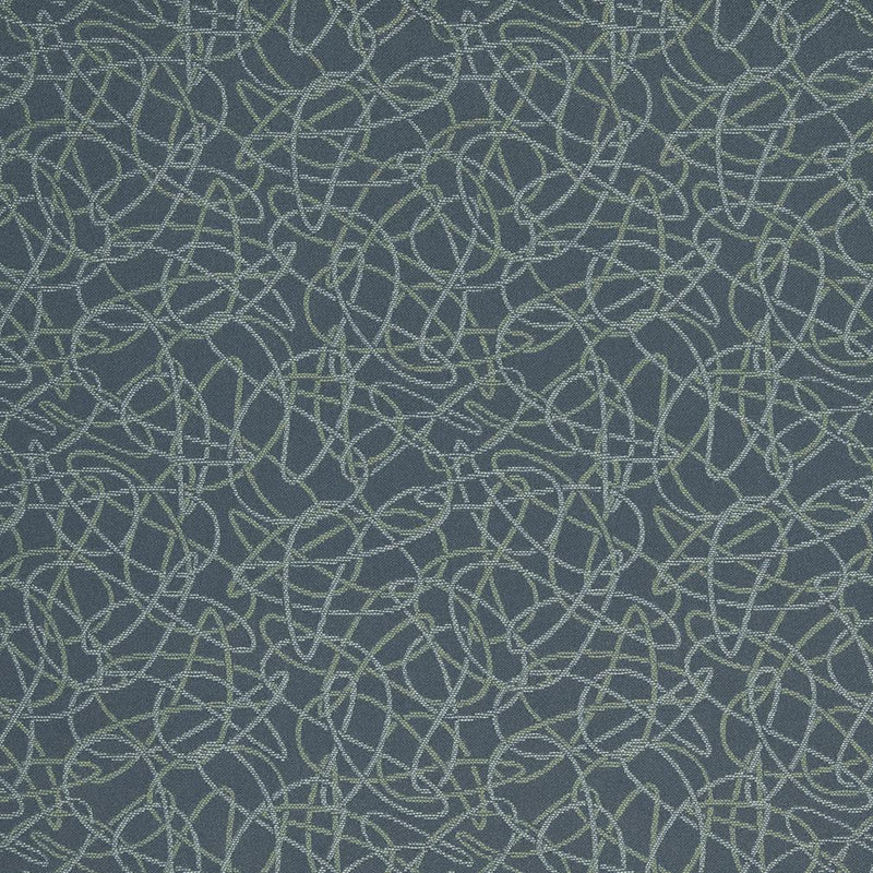 Charlotte - D929 - Squiggles/Aegean - Fabric by the Yard Squiggles/Aegean
