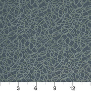 Charlotte - D929 - Squiggles/Aegean - Fabric by the Yard - D929 - D929_Ruler