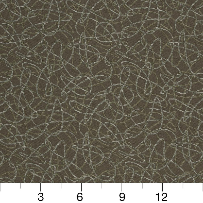 Charlotte - D931 - Squiggles/Chocolate - Fabric by the Yard - D931 - D931_Ruler