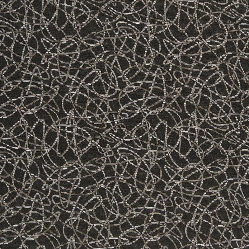Charlotte - D932 - Squiggles/Coal - Fabric by the Yard Squiggles/Coal