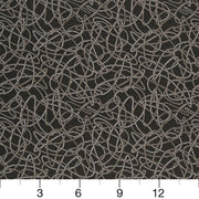 Charlotte - D932 - Squiggles/Coal - Fabric by the Yard - D932 - D932_Ruler