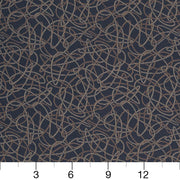 Charlotte - D933 - Squiggles/Navy - Fabric by the Yard - D933 - D933_Ruler