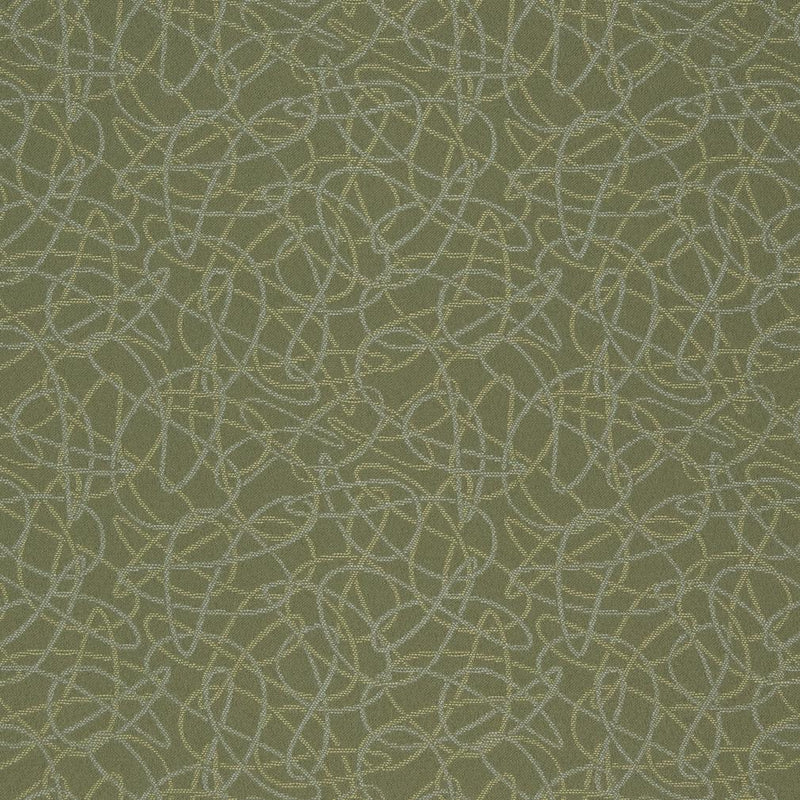 Charlotte - D934 - Squiggles/Sage - Fabric by the Yard Squiggles/Sage