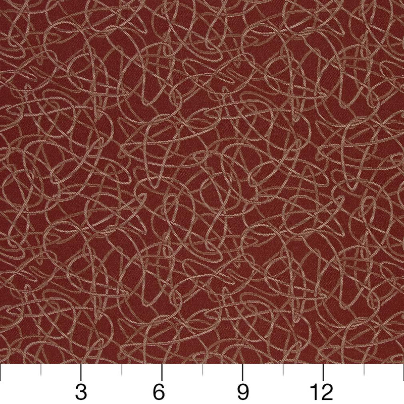 Charlotte - D936 - Squiggles/Spice - Fabric by the Yard - D936 - D936_Ruler