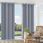 Charlotte - D982 - Navy Stripe - Fabric by the Yard - D982 - D982_Drapery